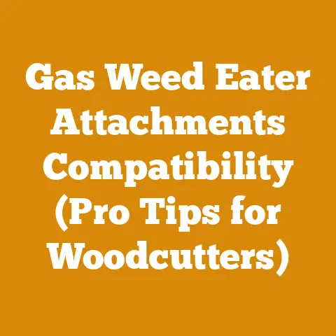 Gas Weed Eater Attachments Compatibility (Pro Tips for Woodcutters)