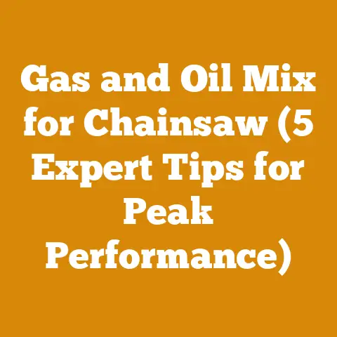 Gas and Oil Mix for Chainsaw (5 Expert Tips for Peak Performance)
