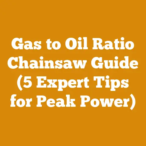 Gas to Oil Ratio Chainsaw Guide (5 Expert Tips for Peak Power)