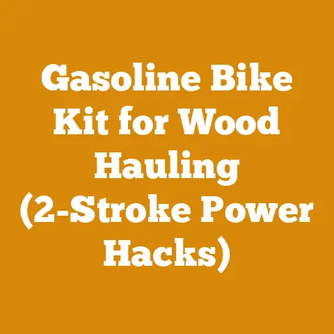Gasoline Bike Kit for Wood Hauling (2-Stroke Power Hacks)