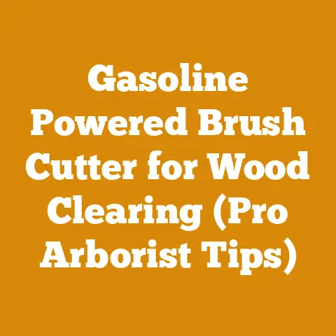 Gasoline Powered Brush Cutter for Wood Clearing (Pro Arborist Tips)