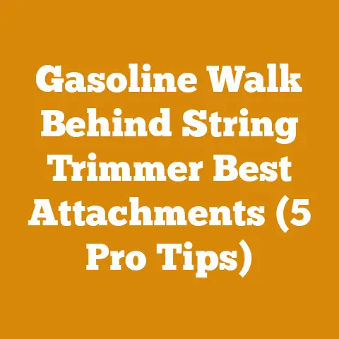 Gasoline Walk Behind String Trimmer Best Attachments (5 Pro Tips)