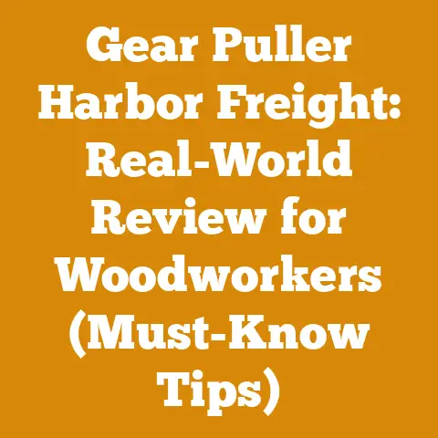 Gear Puller Harbor Freight: Real-World Review for Woodworkers (Must-Know Tips)