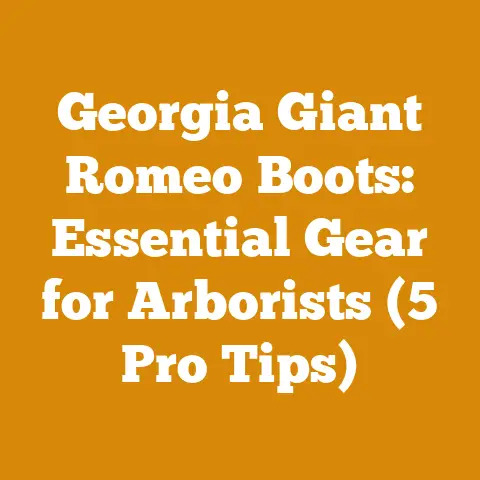 Georgia Giant Romeo Boots: Essential Gear for Arborists (5 Pro Tips)