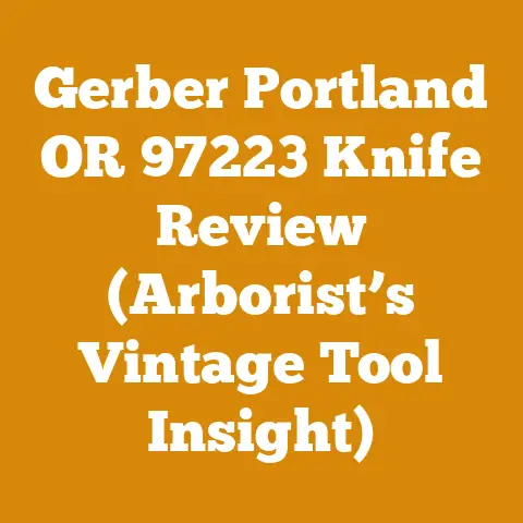 Gerber Portland OR 97223 Knife Review (Arborist’s Vintage Tool Insight)