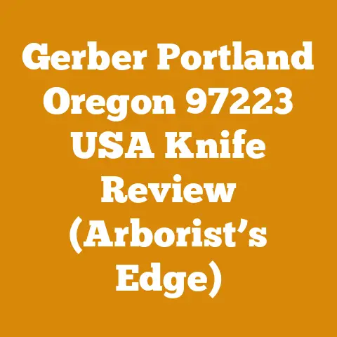 Gerber Portland Oregon 97223 USA Knife Review (Arborist’s Edge)