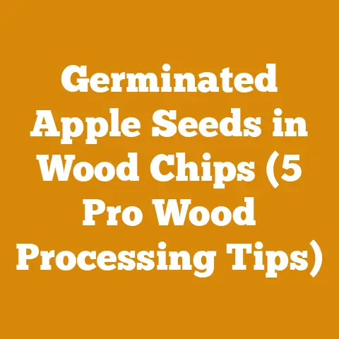 Germinated Apple Seeds in Wood Chips (5 Pro Wood Processing Tips)
