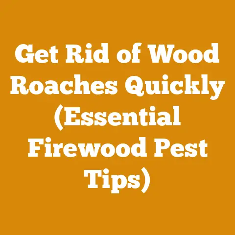 Get Rid of Wood Roaches Quickly (Essential Firewood Pest Tips)