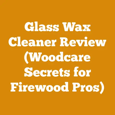 Glass Wax Cleaner Review (Woodcare Secrets for Firewood Pros)