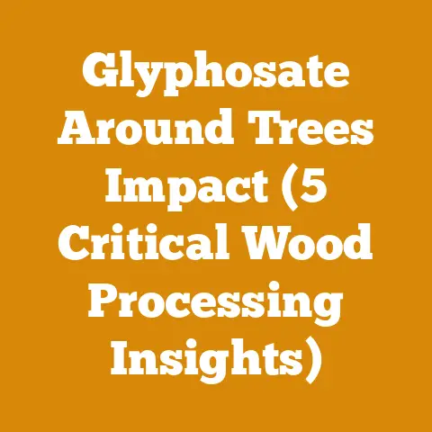 Glyphosate Around Trees Impact (5 Critical Wood Processing Insights)