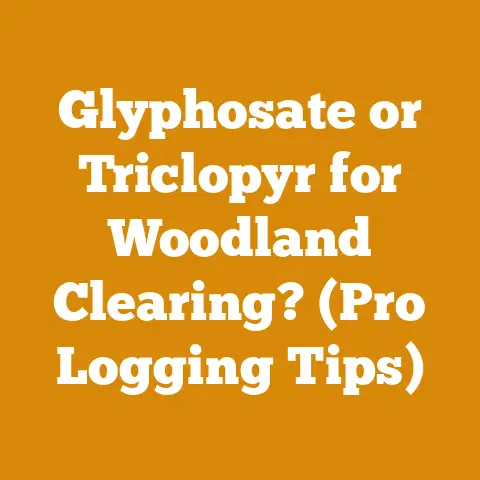 Glyphosate or Triclopyr for Woodland Clearing? (Pro Logging Tips)