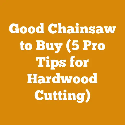 Good Chainsaw to Buy (5 Pro Tips for Hardwood Cutting)