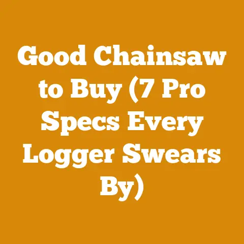 Good Chainsaw to Buy (7 Pro Specs Every Logger Swears By)