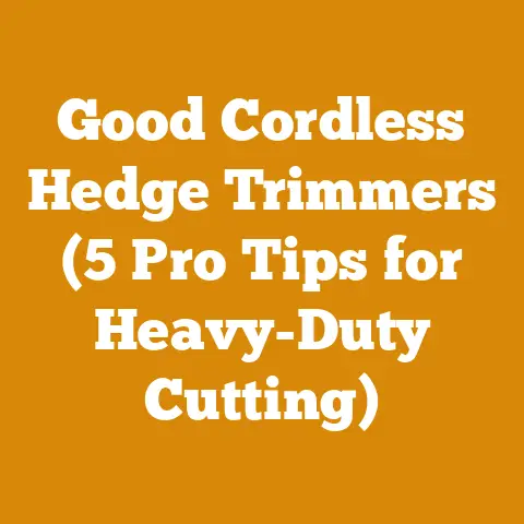 Good Cordless Hedge Trimmers (5 Pro Tips for Heavy-Duty Cutting)