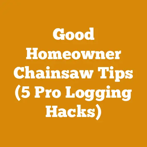 Good Homeowner Chainsaw Tips (5 Pro Logging Hacks)