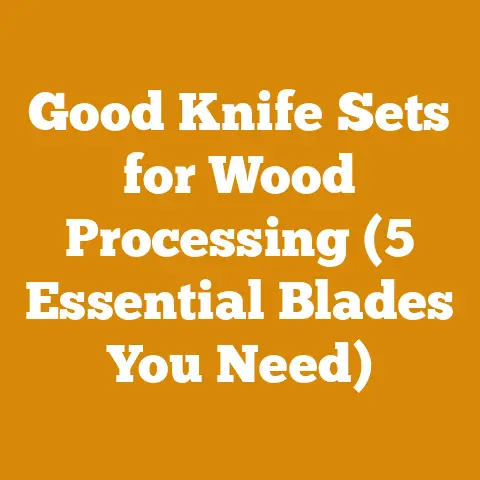 Good Knife Sets for Wood Processing (5 Essential Blades You Need)