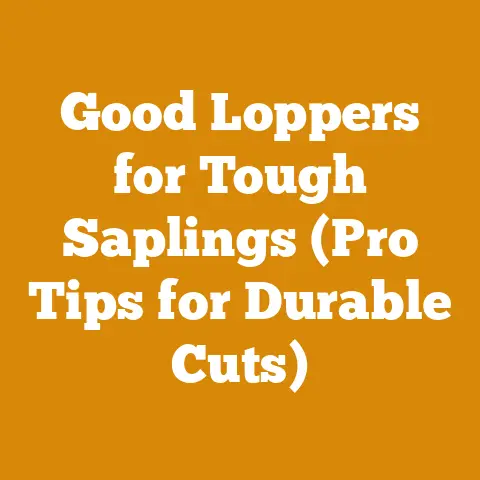 Good Loppers for Tough Saplings (Pro Tips for Durable Cuts)