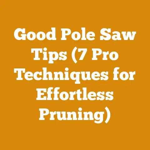 Good Pole Saw Tips (7 Pro Techniques for Effortless Pruning)