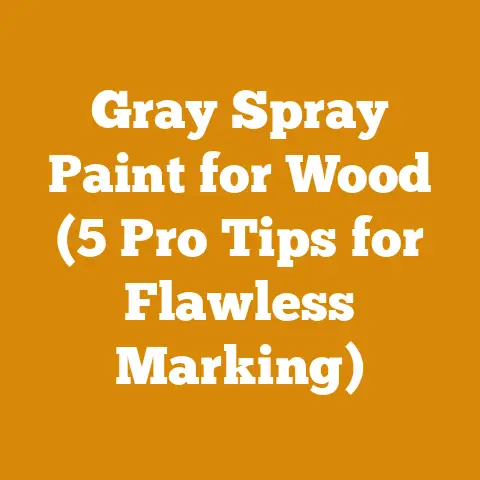 Gray Spray Paint for Wood (5 Pro Tips for Flawless Marking)
