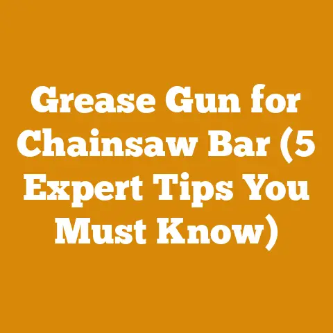 Grease Gun for Chainsaw Bar (5 Expert Tips You Must Know)
