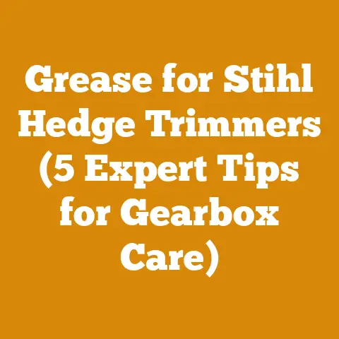 Grease for Stihl Hedge Trimmers (5 Expert Tips for Gearbox Care)