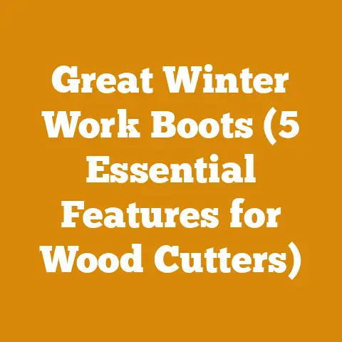 Great Winter Work Boots (5 Essential Features for Wood Cutters)