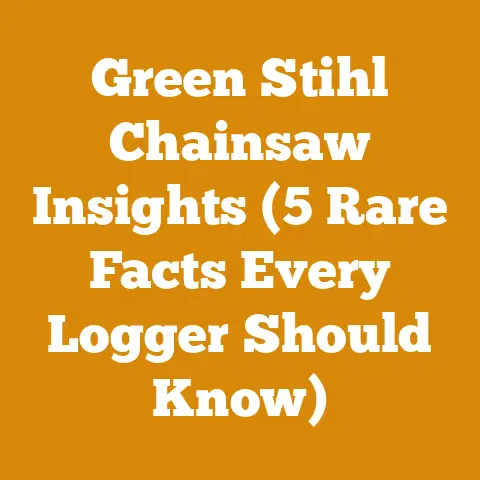 Green Stihl Chainsaw Insights (5 Rare Facts Every Logger Should Know)