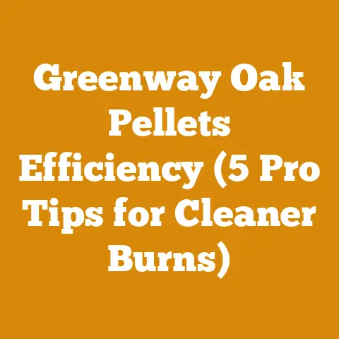 Greenway Oak Pellets Efficiency (5 Pro Tips for Cleaner Burns)