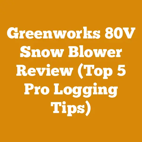 Greenworks 80V Snow Blower Review (Top 5 Pro Logging Tips)