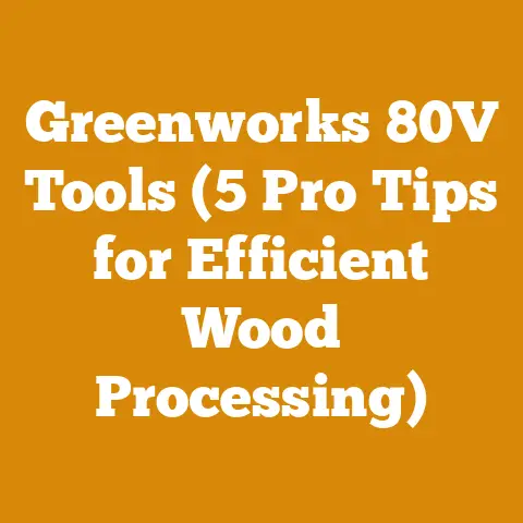 Greenworks 80V Tools (5 Pro Tips for Efficient Wood Processing)