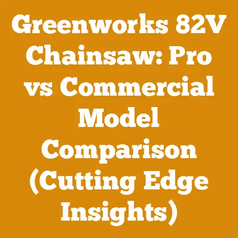 Greenworks 82V Chainsaw: Pro vs Commercial Model Comparison (Cutting Edge Insights)