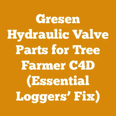 Gresen Hydraulic Valve Parts for Tree Farmer C4D (Essential Loggers’ Fix)