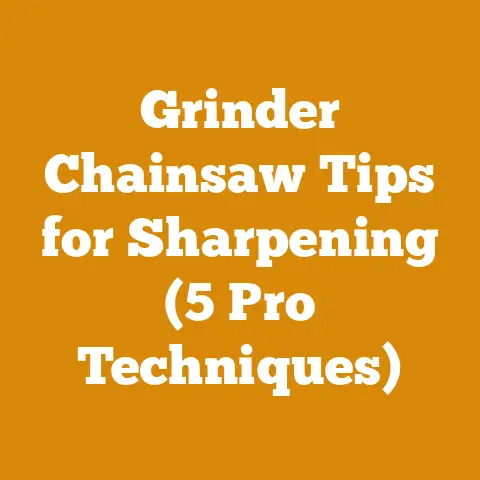 Grinder Chainsaw Tips for Sharpening (5 Pro Techniques)