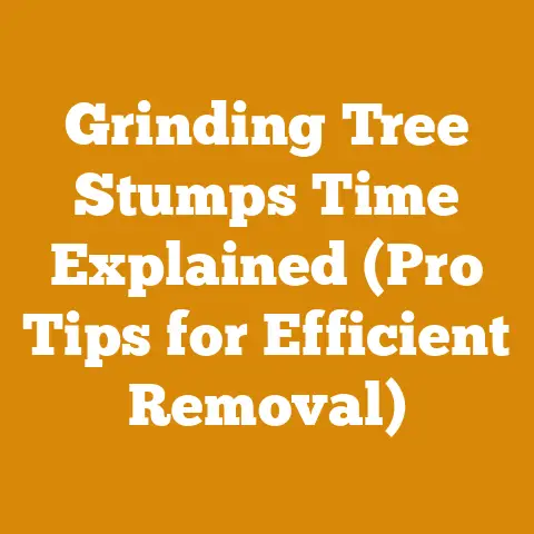 Grinding Tree Stumps Time Explained (Pro Tips for Efficient Removal)