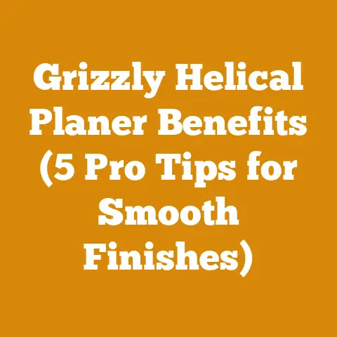 Grizzly Helical Planer Benefits (5 Pro Tips for Smooth Finishes)