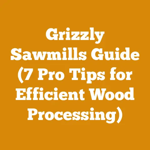 Grizzly Sawmills Guide (7 Pro Tips for Efficient Wood Processing)