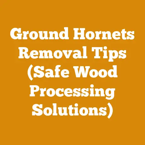 Ground Hornets Removal Tips (Safe Wood Processing Solutions)