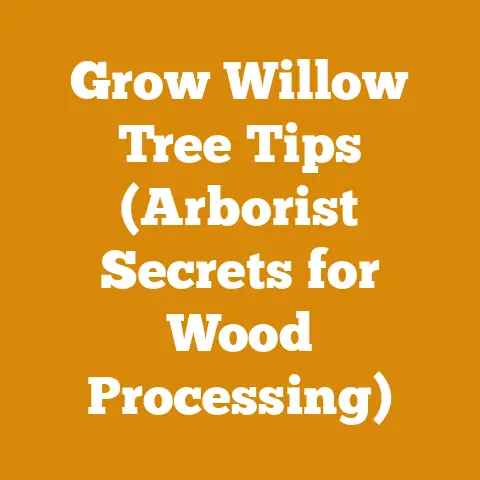 Grow Willow Tree Tips (Arborist Secrets for Wood Processing)
