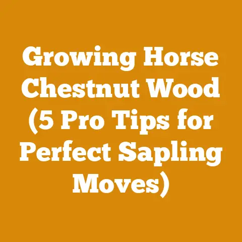 Growing Horse Chestnut Wood (5 Pro Tips for Perfect Sapling Moves)