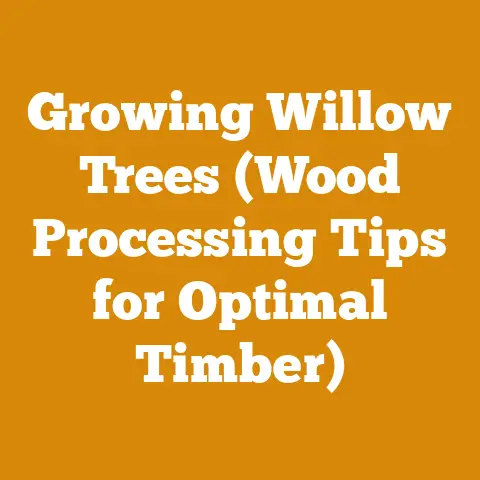 Growing Willow Trees (Wood Processing Tips for Optimal Timber)