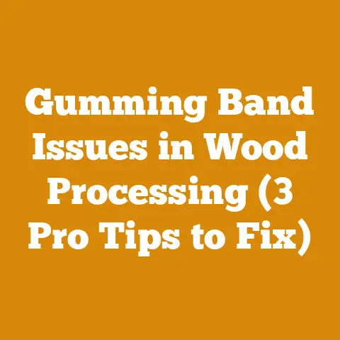Gumming Band Issues in Wood Processing (3 Pro Tips to Fix)