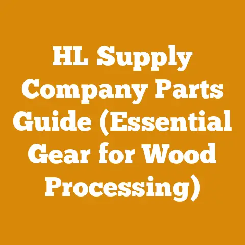 HL Supply Company Parts Guide (Essential Gear for Wood Processing)