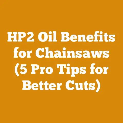 HP2 Oil Benefits for Chainsaws (5 Pro Tips for Better Cuts)