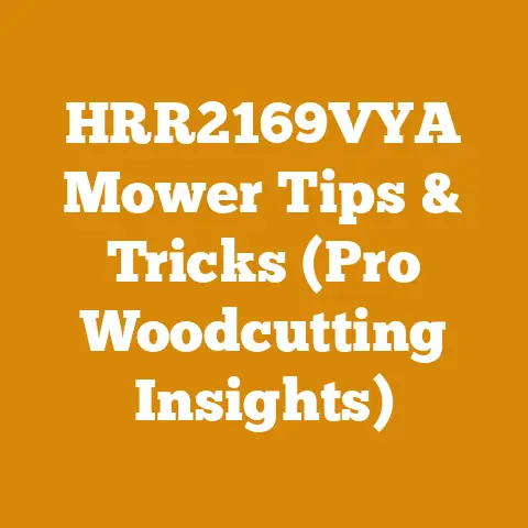 HRR2169VYA Mower Tips & Tricks (Pro Woodcutting Insights)