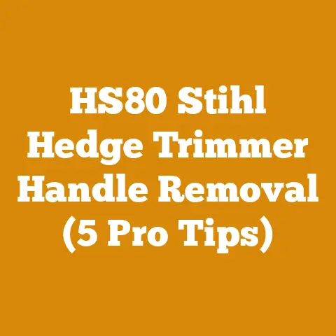 HS80 Stihl Hedge Trimmer Handle Removal (5 Pro Tips)