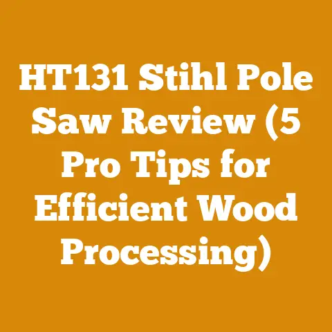 HT131 Stihl Pole Saw Review (5 Pro Tips for Efficient Wood Processing)