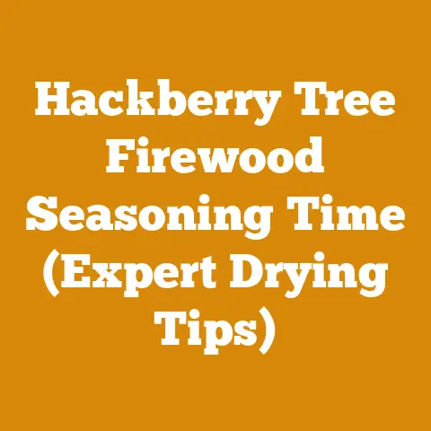 Hackberry Tree Firewood Seasoning Time (Expert Drying Tips)