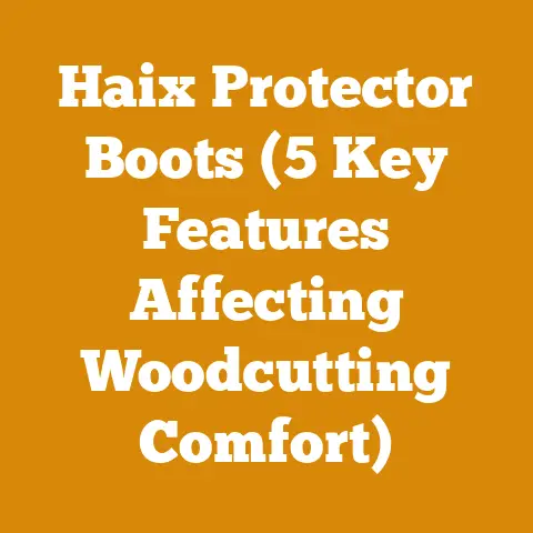 Haix Protector Boots (5 Key Features Affecting Woodcutting Comfort)