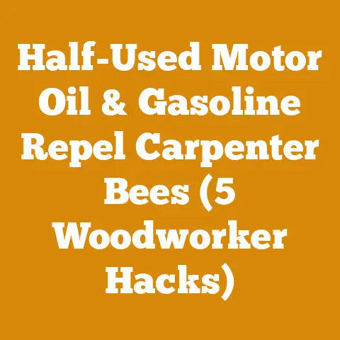 Half-Used Motor Oil & Gasoline Repel Carpenter Bees (5 Woodworker Hacks)