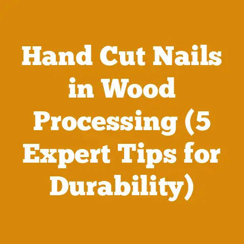Hand Cut Nails in Wood Processing (5 Expert Tips for Durability)